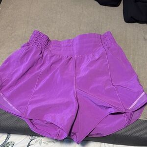 Women's Purple Athletic Shorts